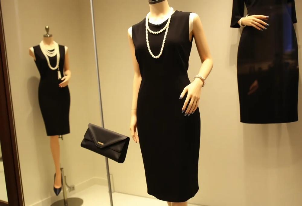 black dress